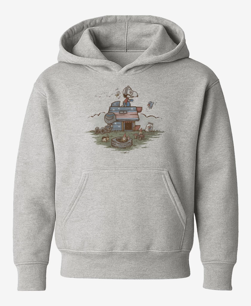 Poleron de niño Gris Melange de Snoppeacemaker