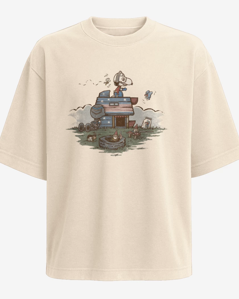 Polera Oversize Beige de Snoppeacemaker