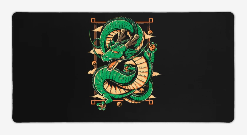Mouse pad Gamer Negro de Shen Long