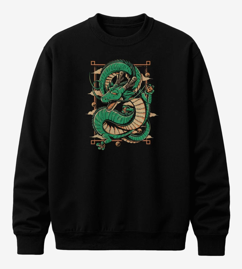 Poleron polo Negro de Shen Long