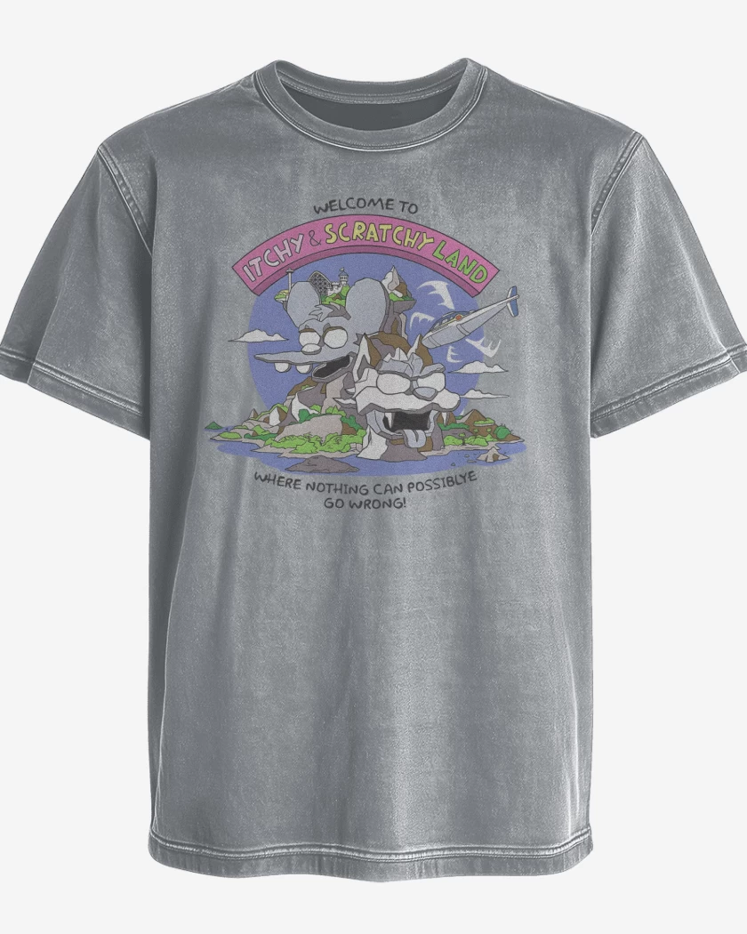 Polera desgastada Gris Melange de La Tierra de Tomy & Daly