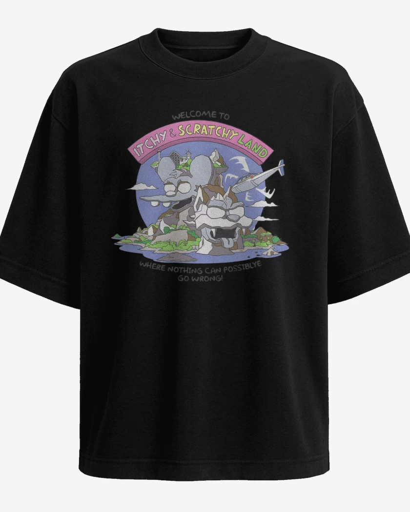 Polera Oversize Negro de La Tierra de Tomy & Daly