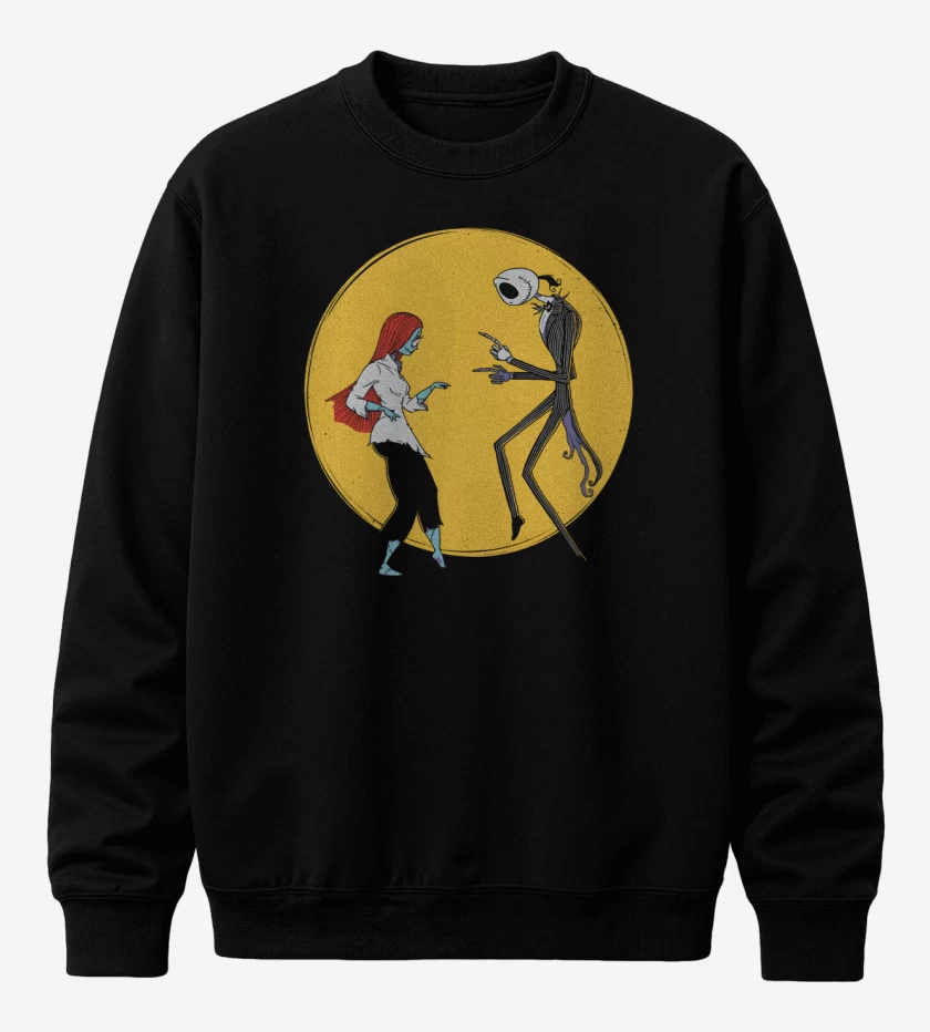 Poleron polo Negro de Spooky Fiction