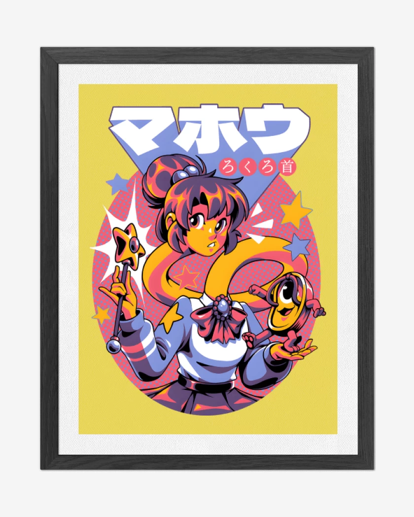 Cuadro decorativo Amarillo de Rokurokubi