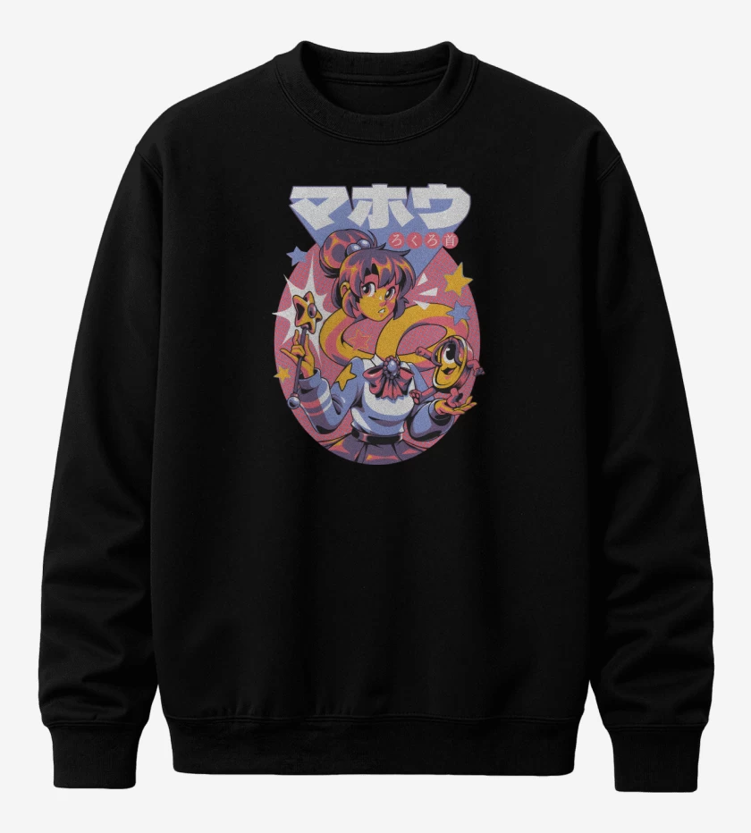 Poleron polo Negro de Rokurokubi