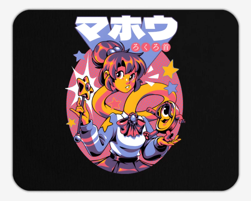Mousepad Negro de Rokurokubi
