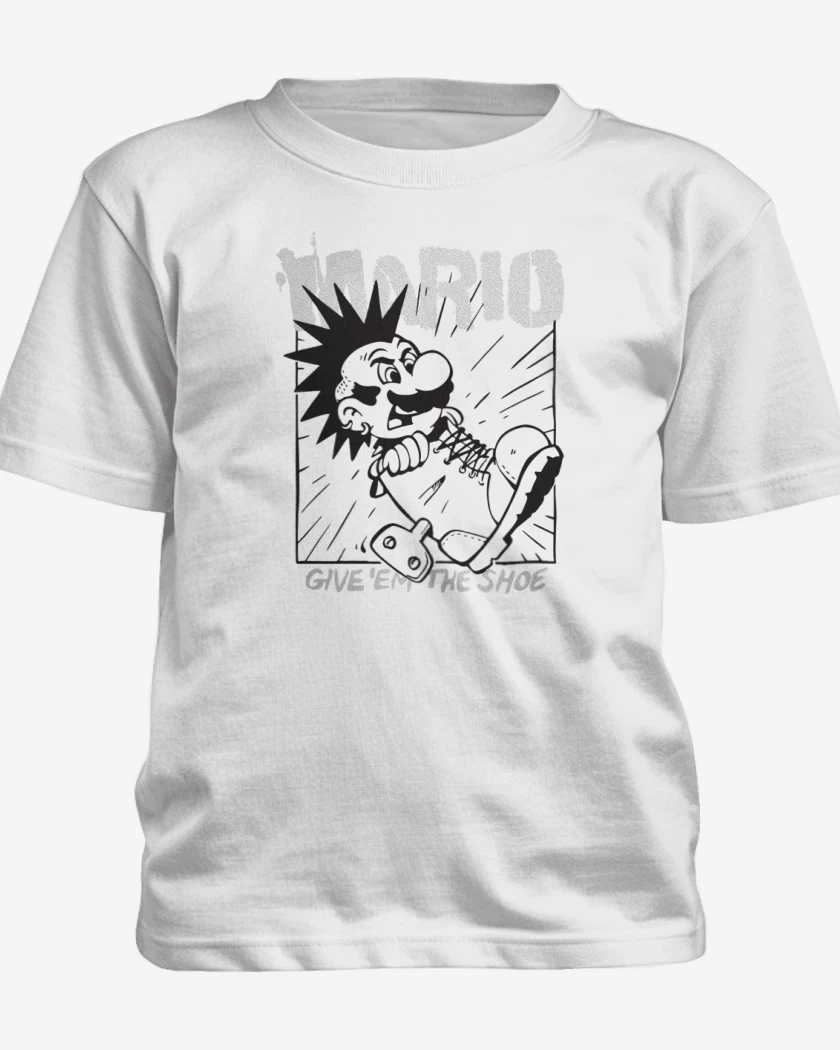Polera de niño Blanco de Rancid bigote