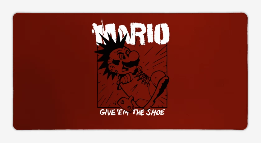 Mouse pad Gamer Rojo de Rancid bigote