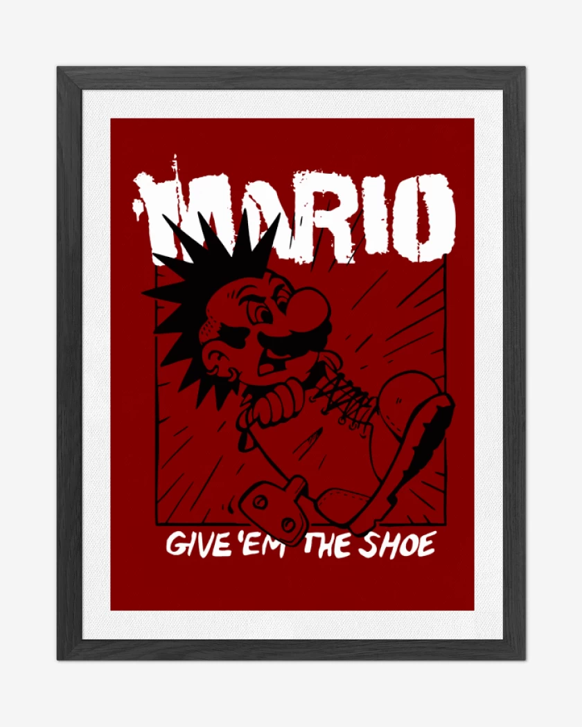 Cuadro decorativo Rojo de Rancid bigote