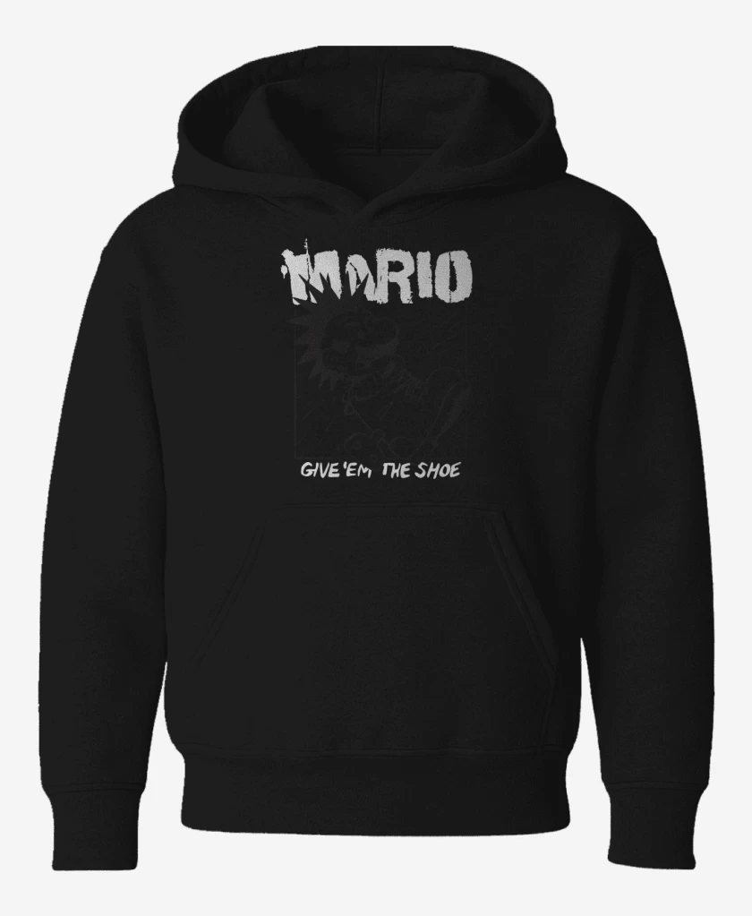 Poleron de niño Negro de Rancid bigote