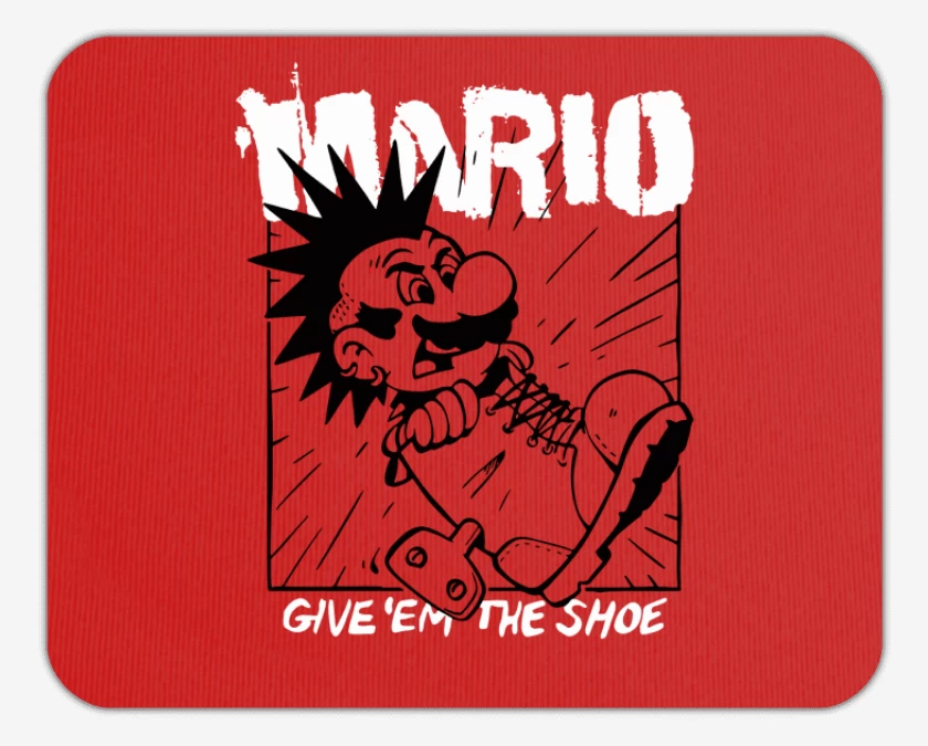 Mousepad Rojo de Rancid bigote