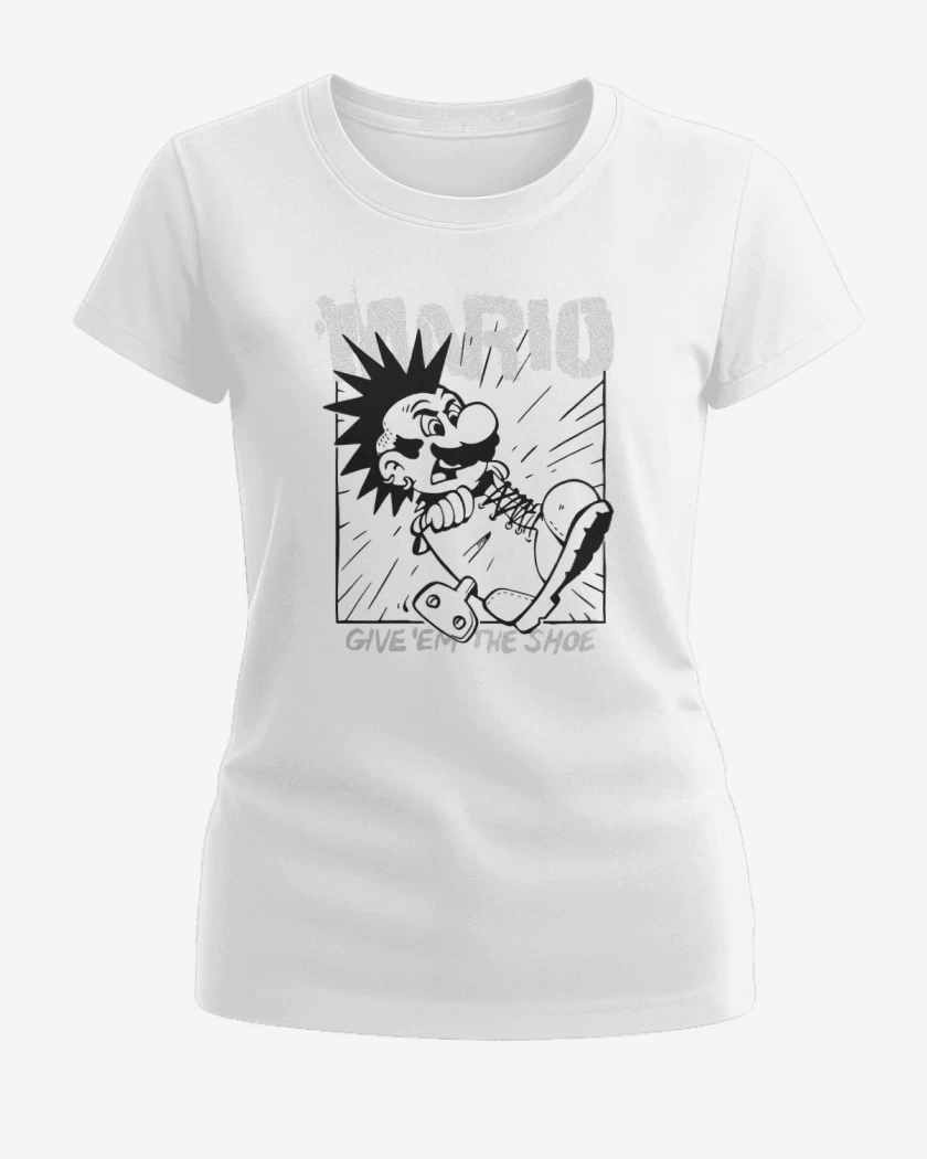 Polera de Mujer Blanco de Rancid bigote