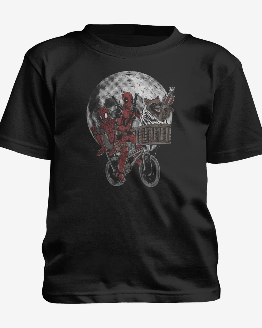 Polera de niño Negro de Chimichangas Quest