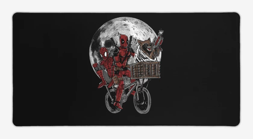Mouse pad Gamer Negro de Chimichangas Quest