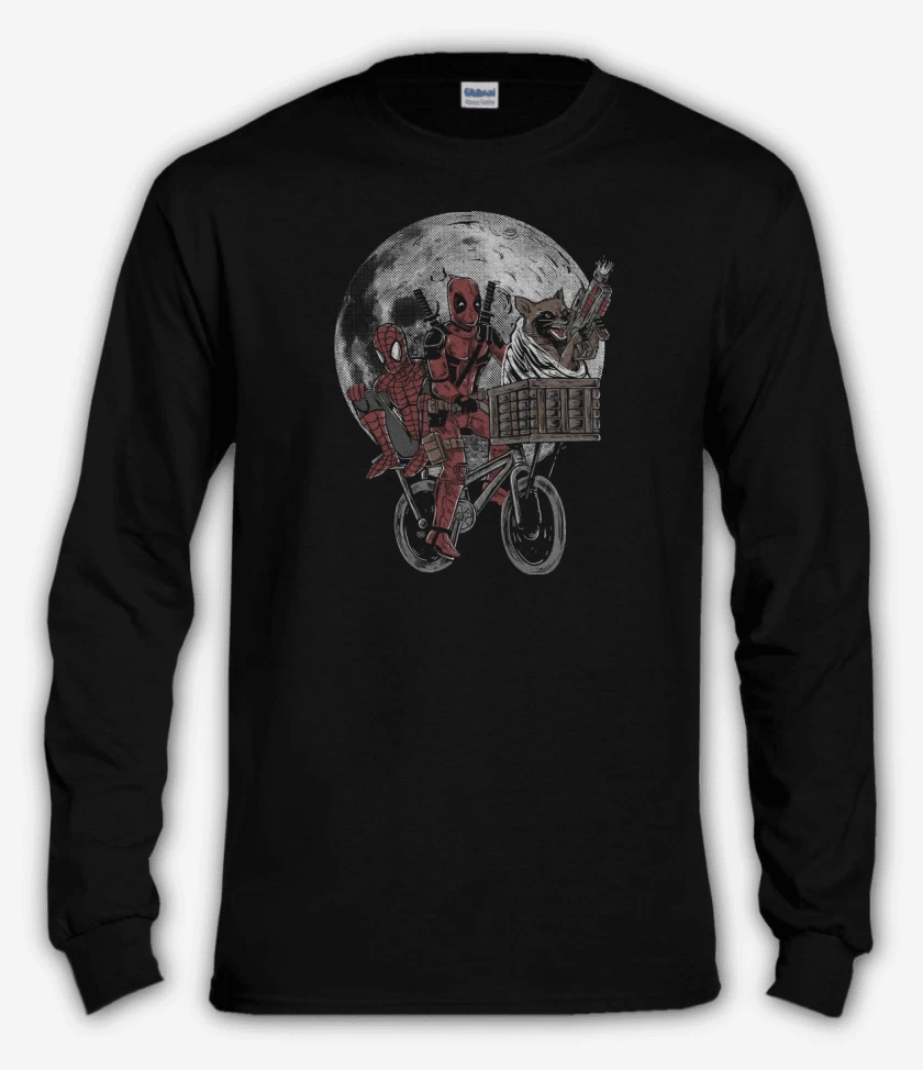 Polera manga larga Negro de Chimichangas Quest