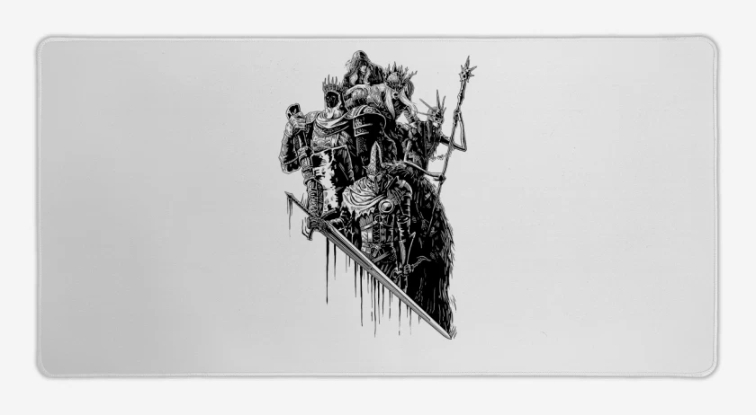 Mouse pad Gamer Blanco de Lords of Cinder, Lords of Ash