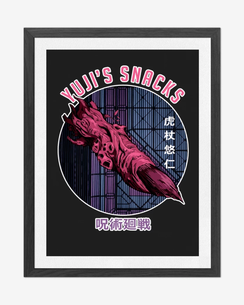 Cuadro decorativo Negro de Yuji Snack