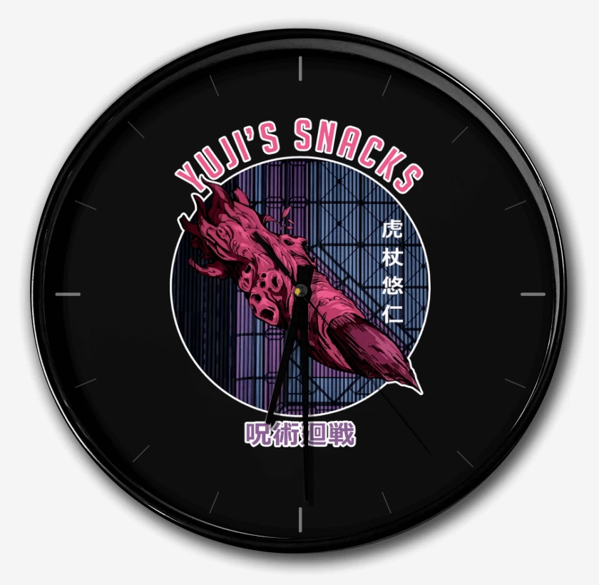 Reloj Negro de Yuji Snack