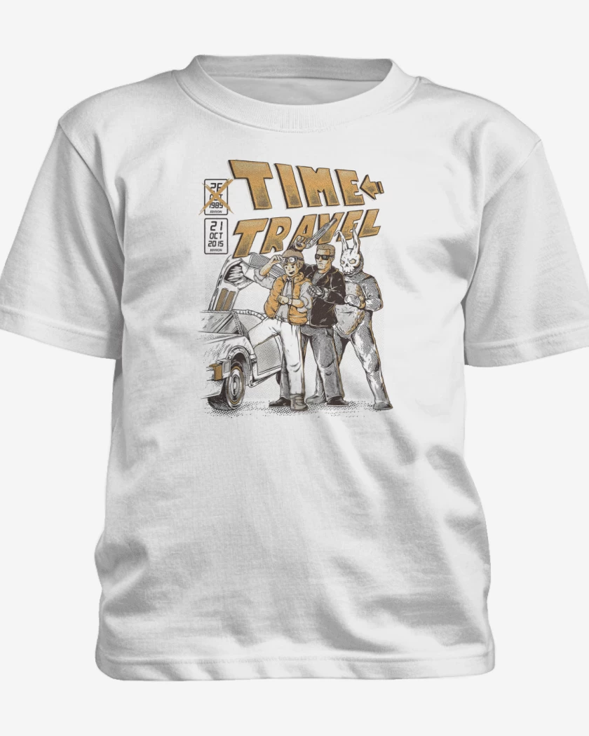 Polera de niño Blanco de Viajeros del Tiempo