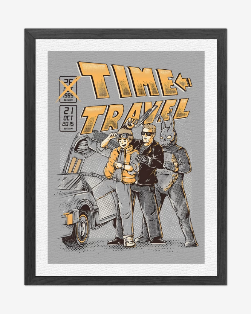 Cuadro decorativo Gris Melange de Viajeros del Tiempo
