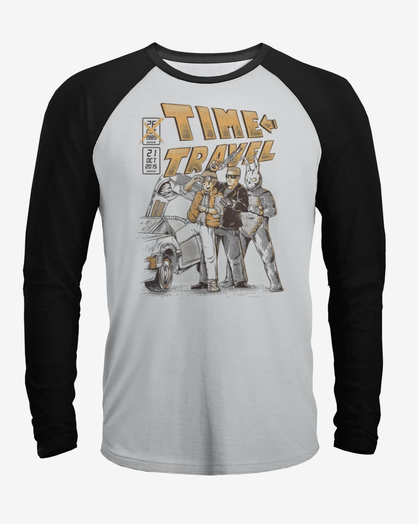 Polera Raglan Viajeros del Tiempo