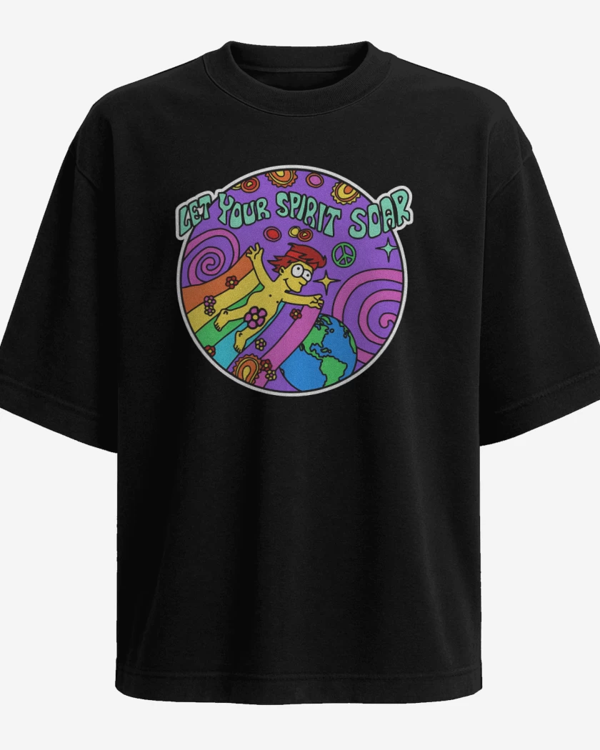 Polera Oversize Deja que tu espíritu se eleve