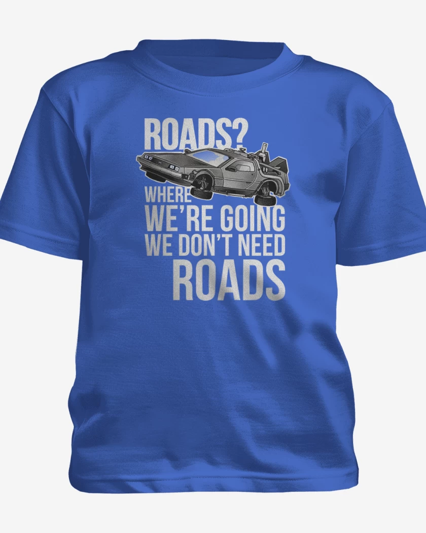 Polera de niño Azul Rey de No necesitamos caminos
