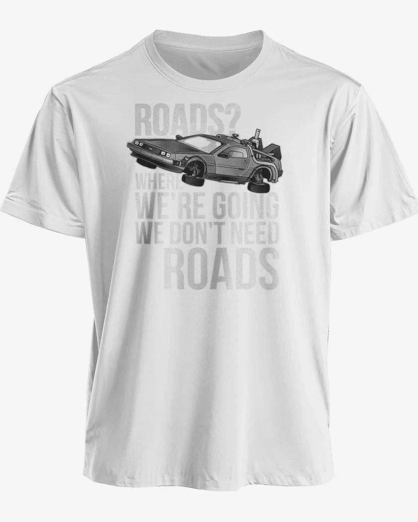 Polera premium Blanco de No necesitamos caminos