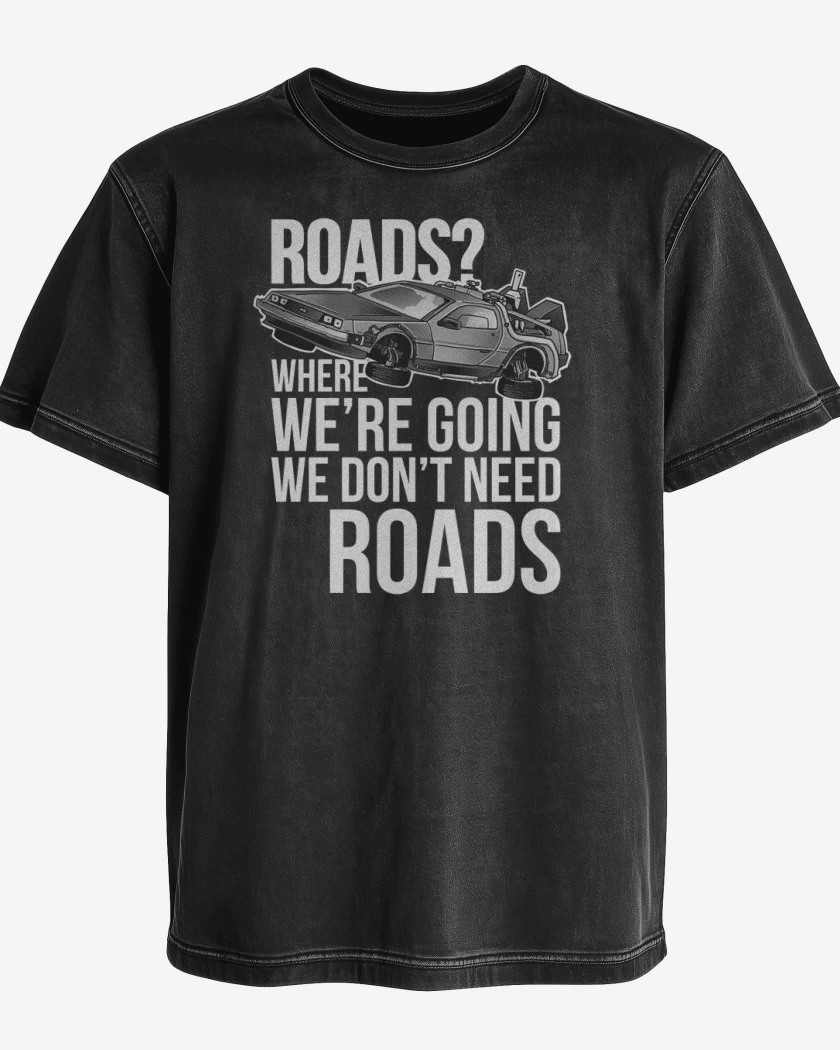 Polera desgastada No necesitamos caminos