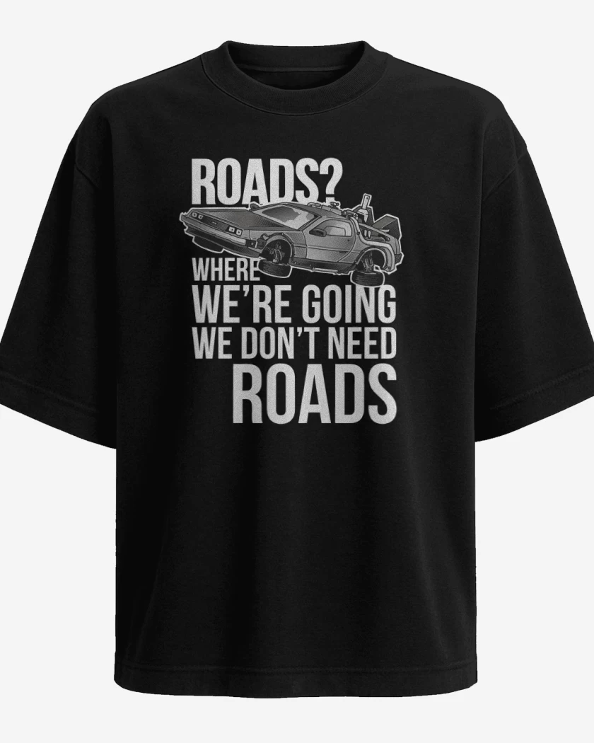 Polera Oversize No necesitamos caminos
