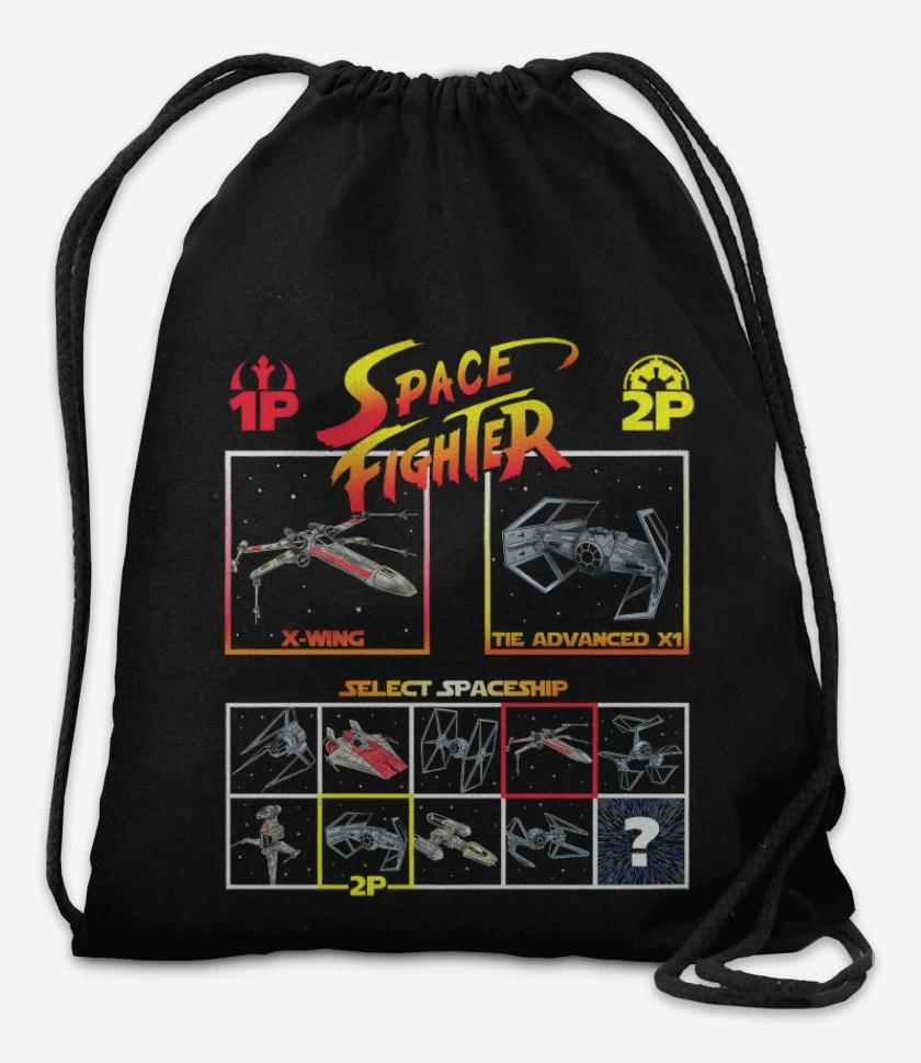 Mochila Negro de Space fighter