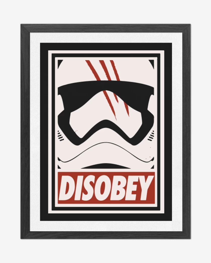 Cuadro decorativo Negro de Disobey