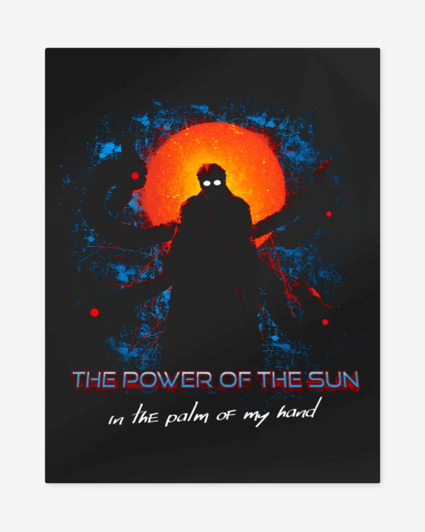 Print metalico El poder del sol