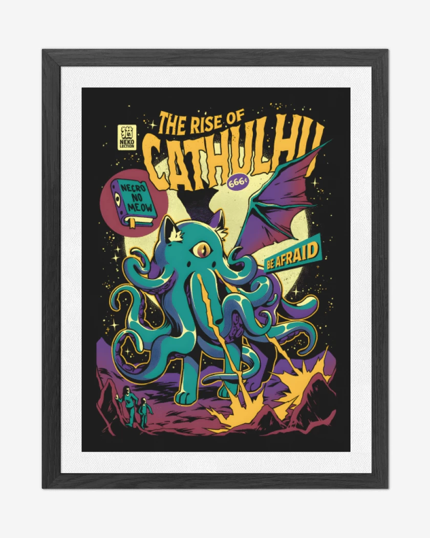 Cuadro decorativo Negro de The Rise of Cathulhu