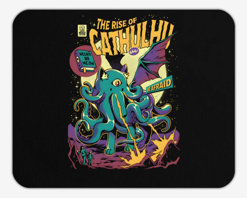 Mousepad The Rise of Cathulhu