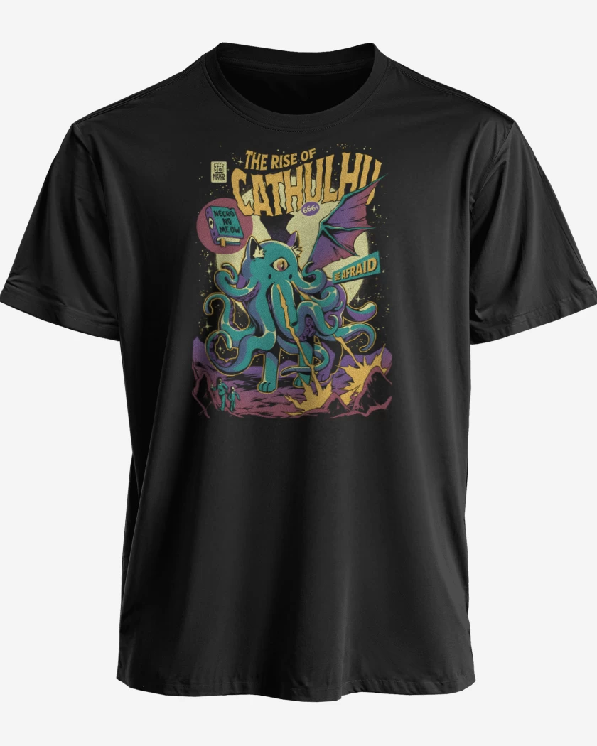 Polera premium Negro de The Rise of Cathulhu