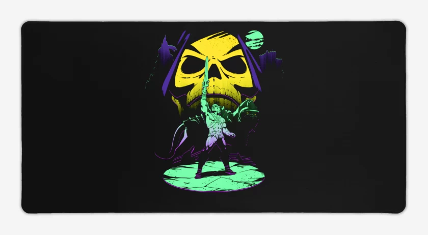 Mouse pad Gamer Negro de Por el poder de Grayskull