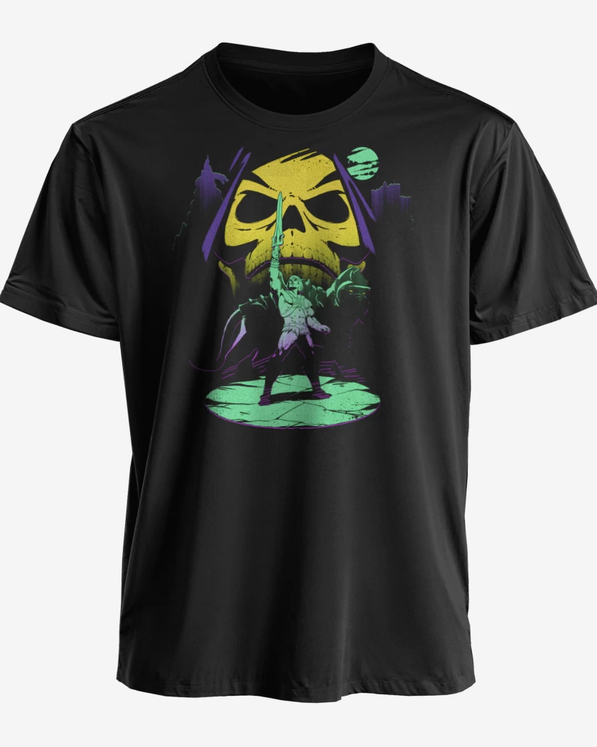 Polera premium Negro de Por el poder de Grayskull