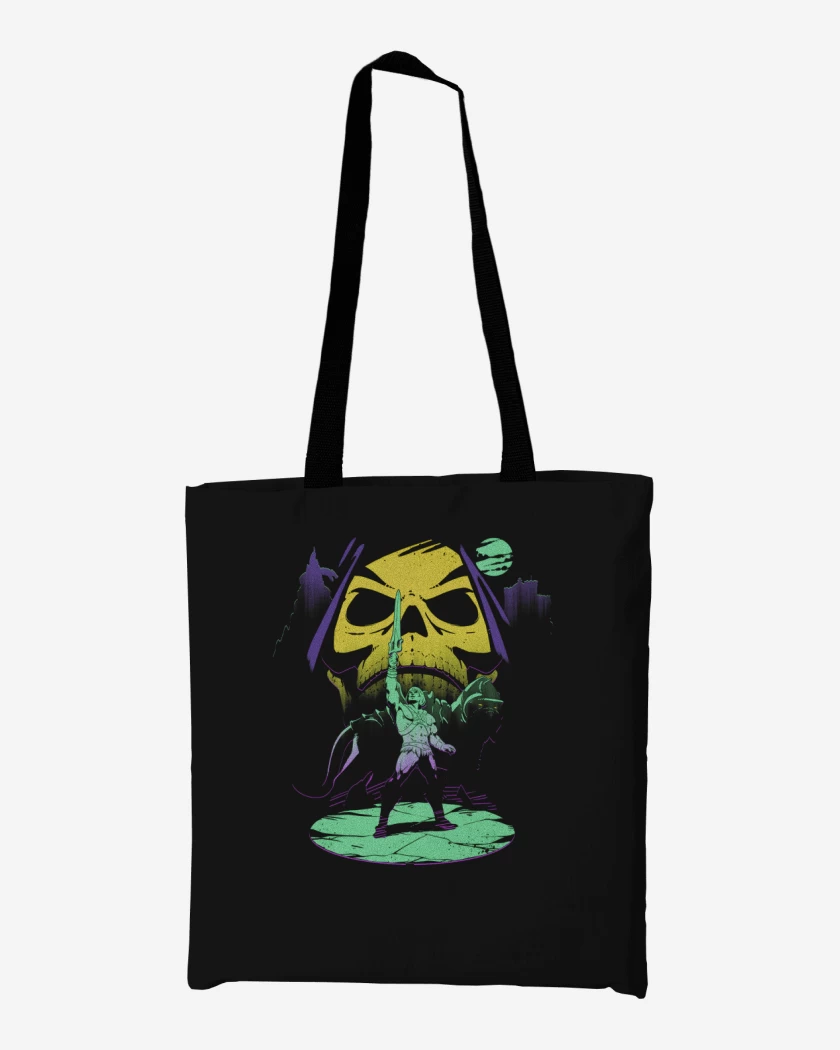 Totebag Negro de Por el poder de Grayskull