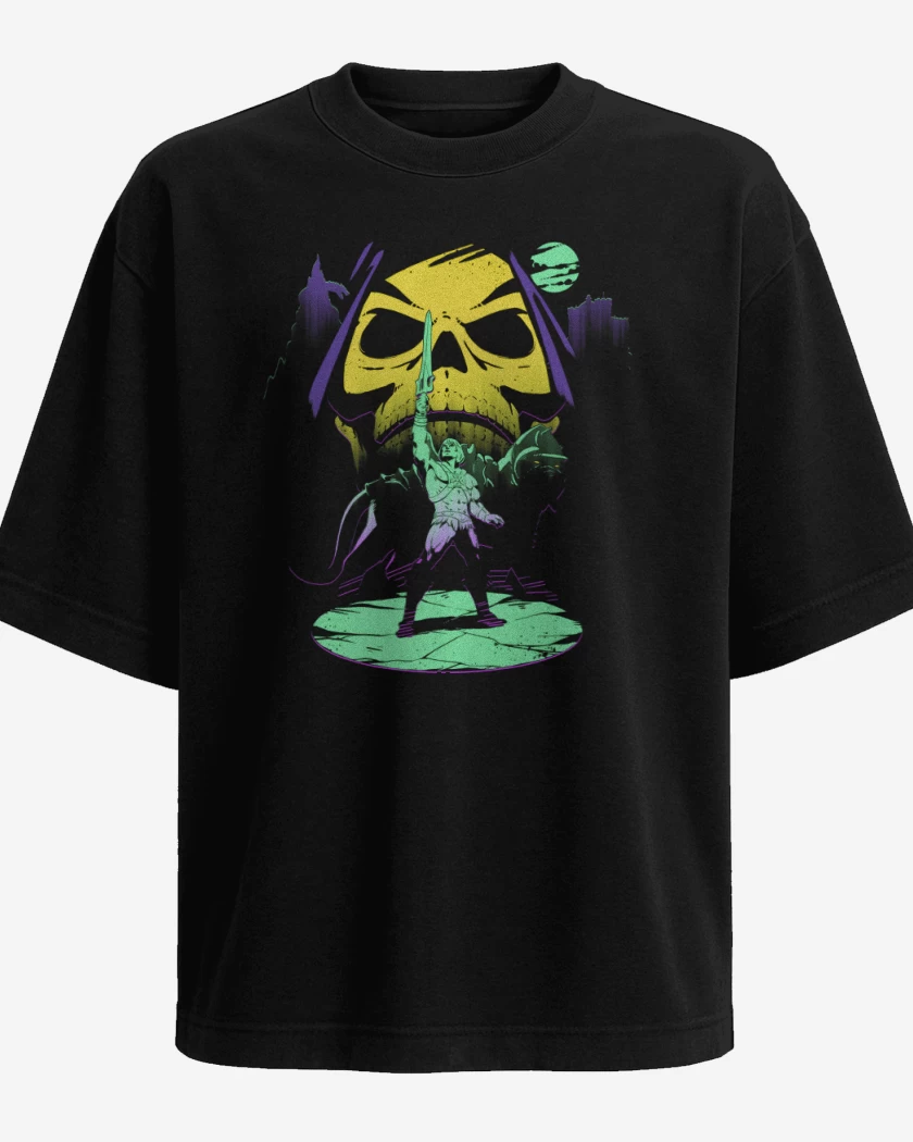 Polera Oversize Por el poder de Grayskull