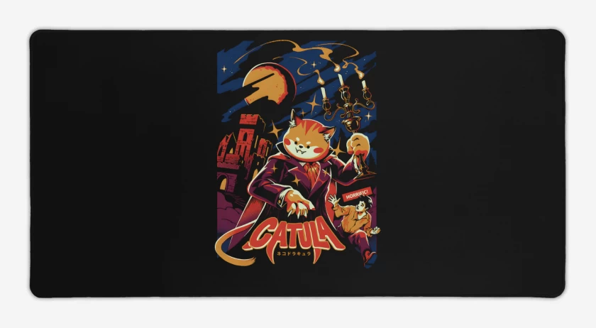 Mouse pad Gamer Negro de Catula