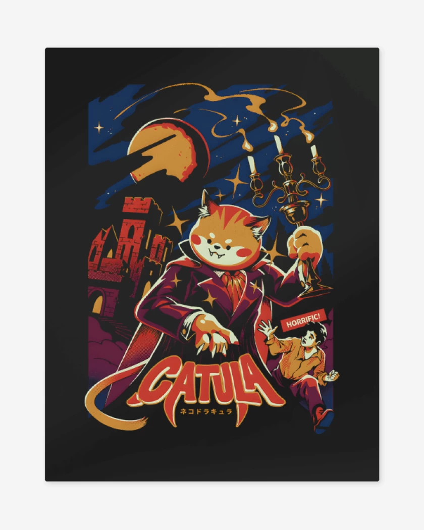 Print metalico Negro de Catula