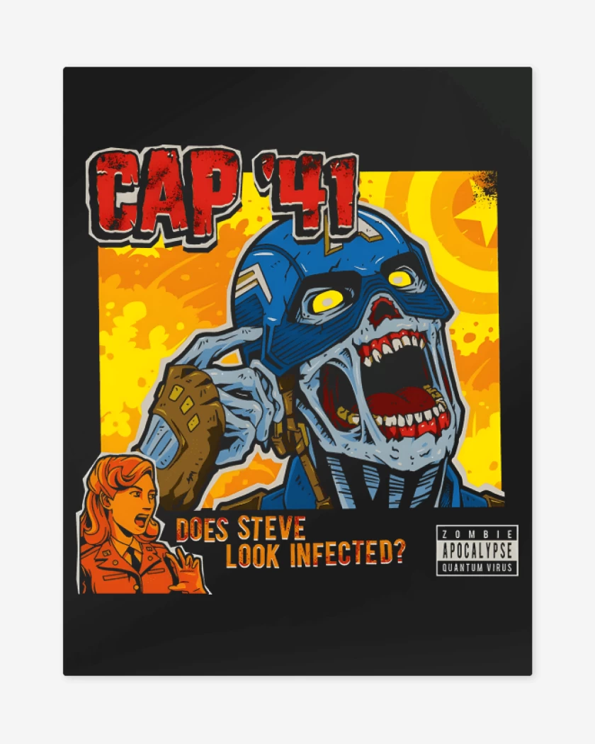 Print metalico Negro de Cap 41