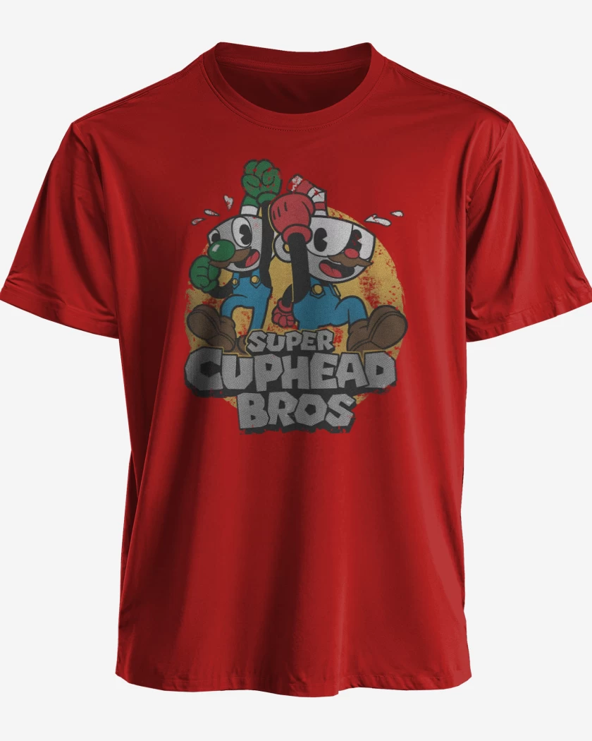 Polera Super Cuphead Bros