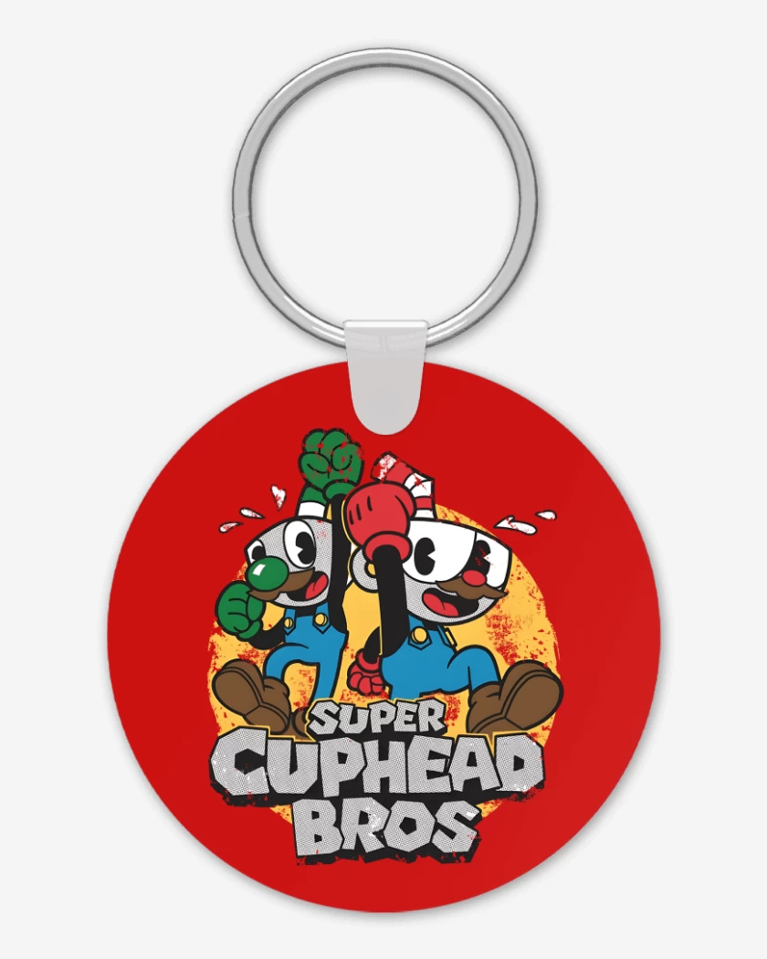 Llavero Super Cuphead Bros