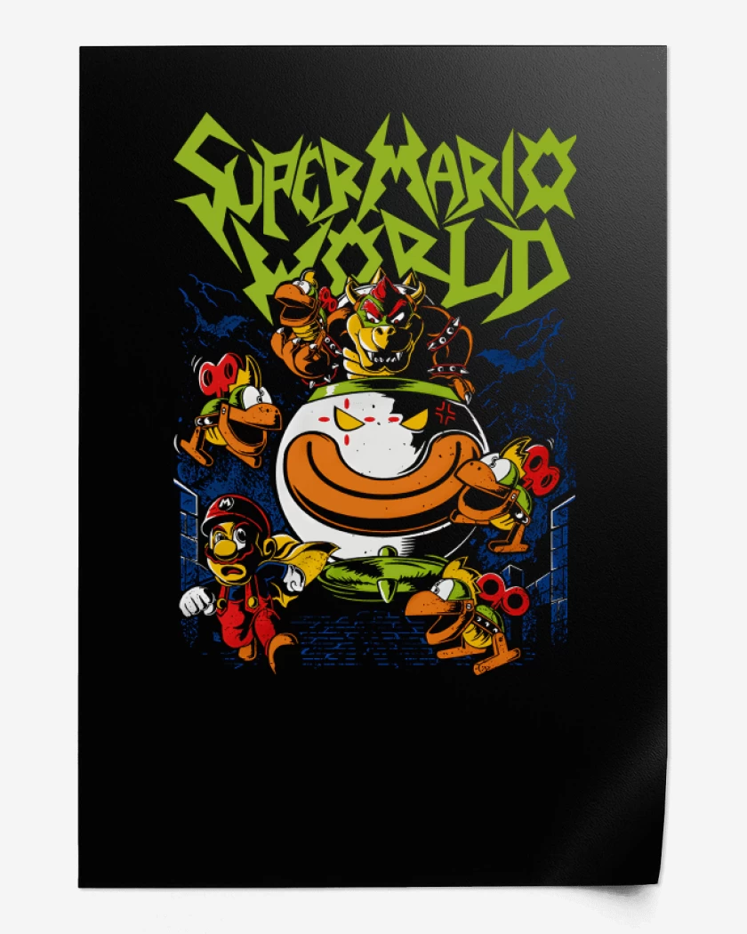 Print Super bigote World
