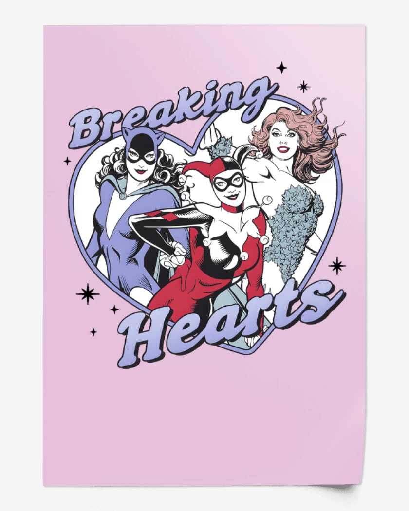 Print Rosa Pastel de Heartbreakers