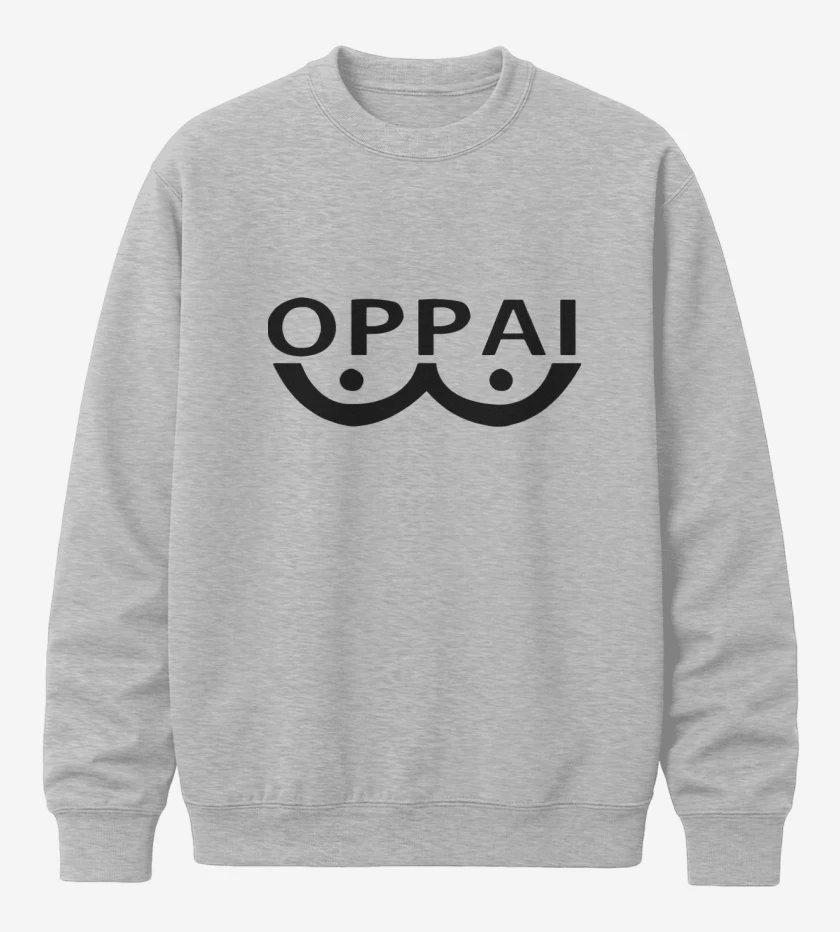Poleron polo Gris Melange de Oppai