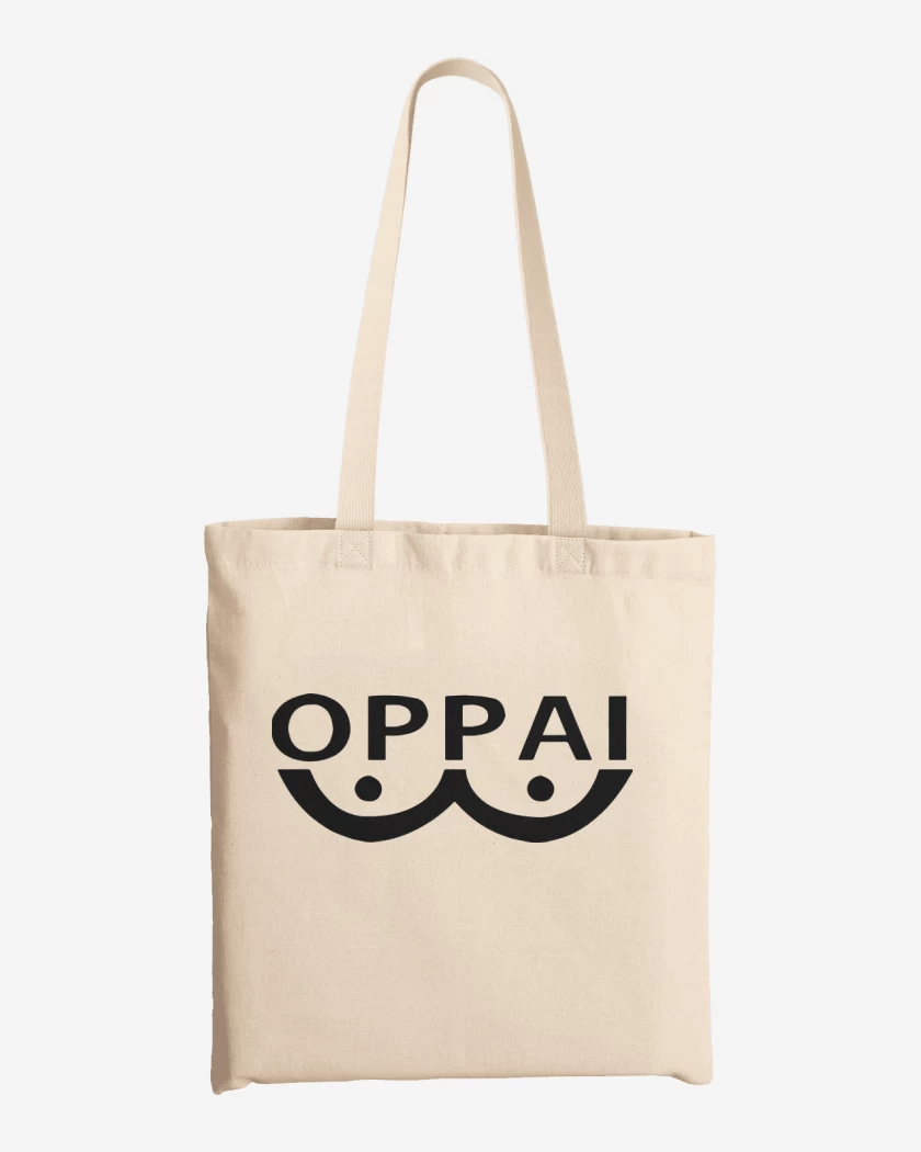 Totebag Blanco de Oppai