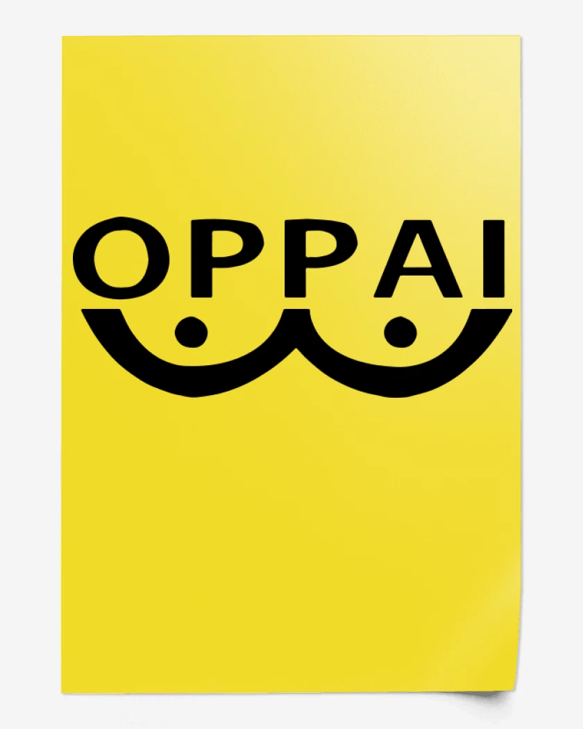 Print Amarillo de Oppai